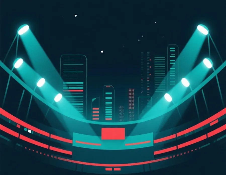 数据与赛场氛围示意图