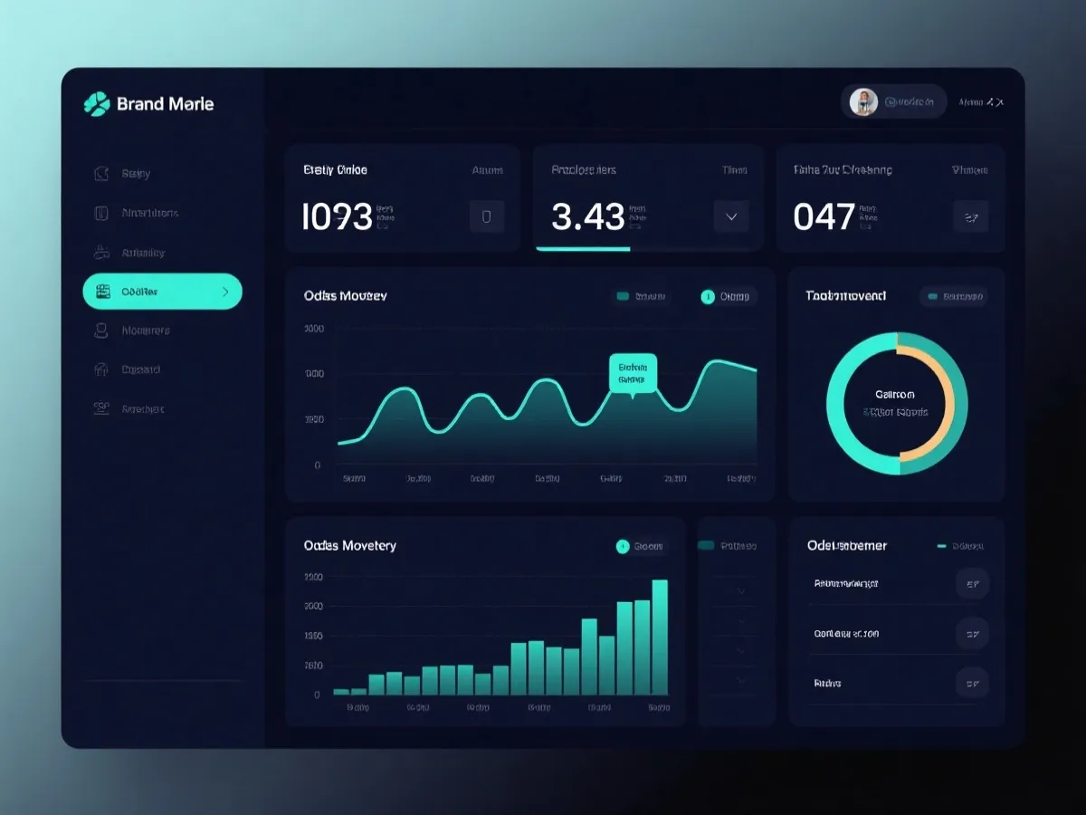 盘口监控仪表盘示意图